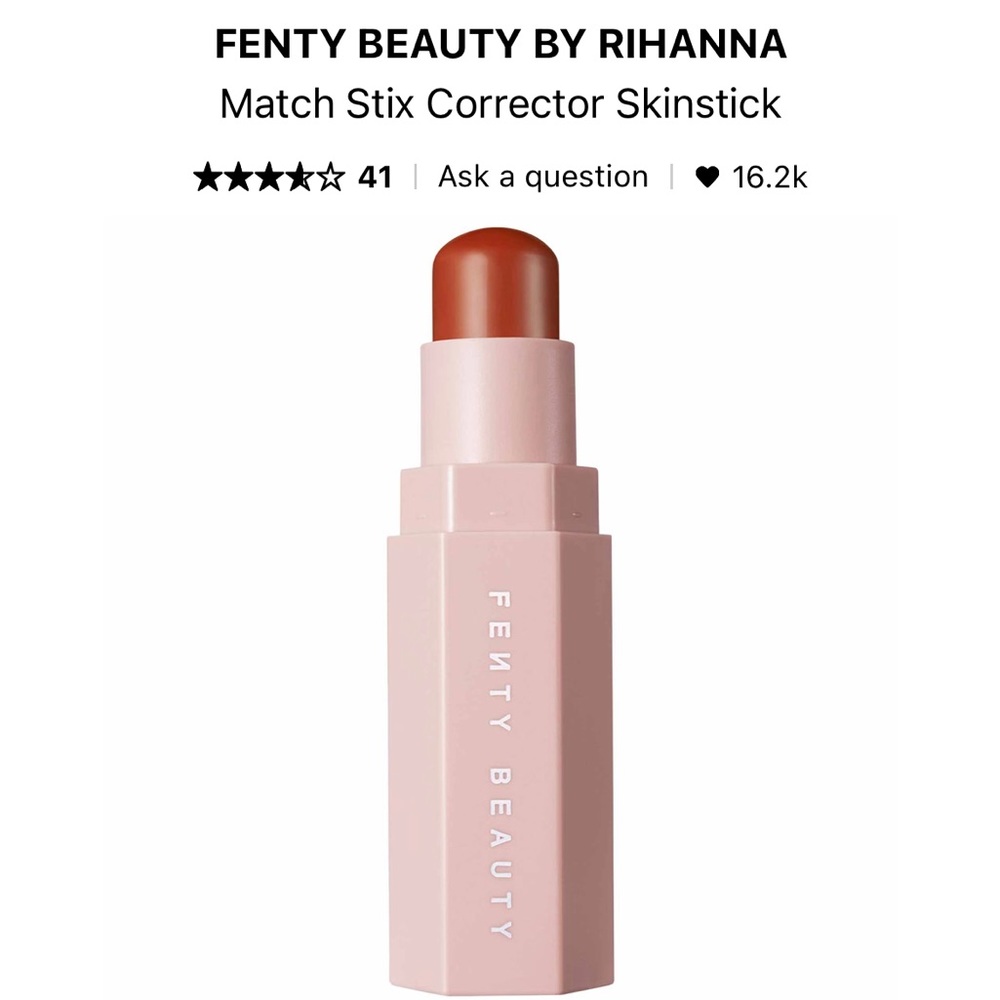 Fenty beauty color corrector in Pumpkin